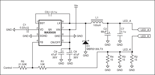 高亮度LED凈化燈恒流驅動電路設計